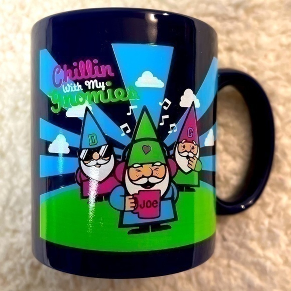 David & Goliath “Chillin’ With My Gnomies” C Handle Ceramic Mug